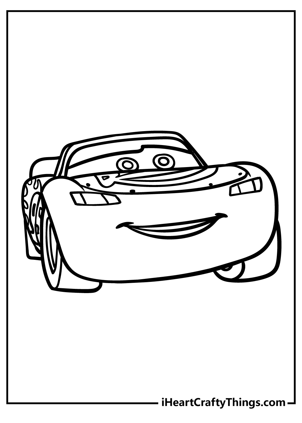 Free printable lightning mcqueen coloring pages for kids