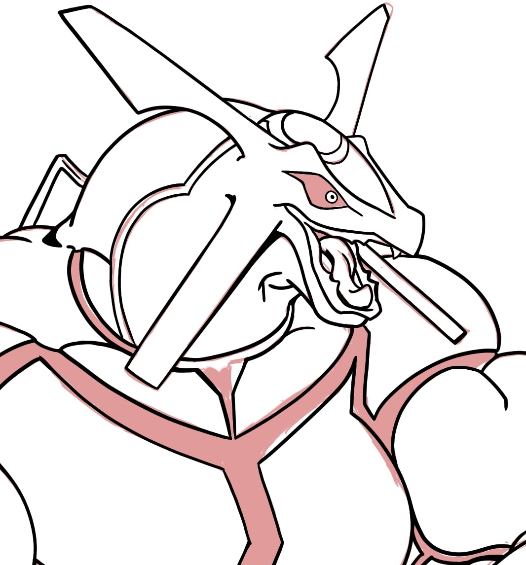 Cybeezly ð on x rayquaza line art is ing along lol furryart httpstcobtelxlhqq x
