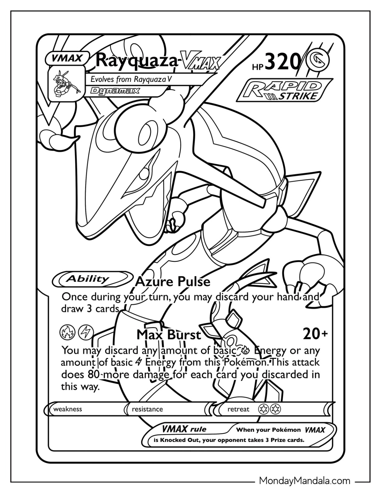 Rayquaza coloring pages free pdf printables