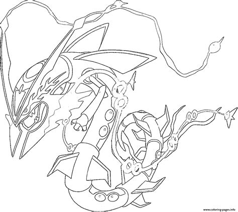 Mega rayquaza louring pages