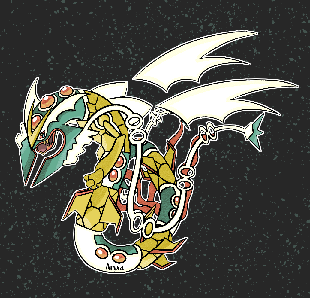 Mega rayquaza ultra necrozma oc rpokemon