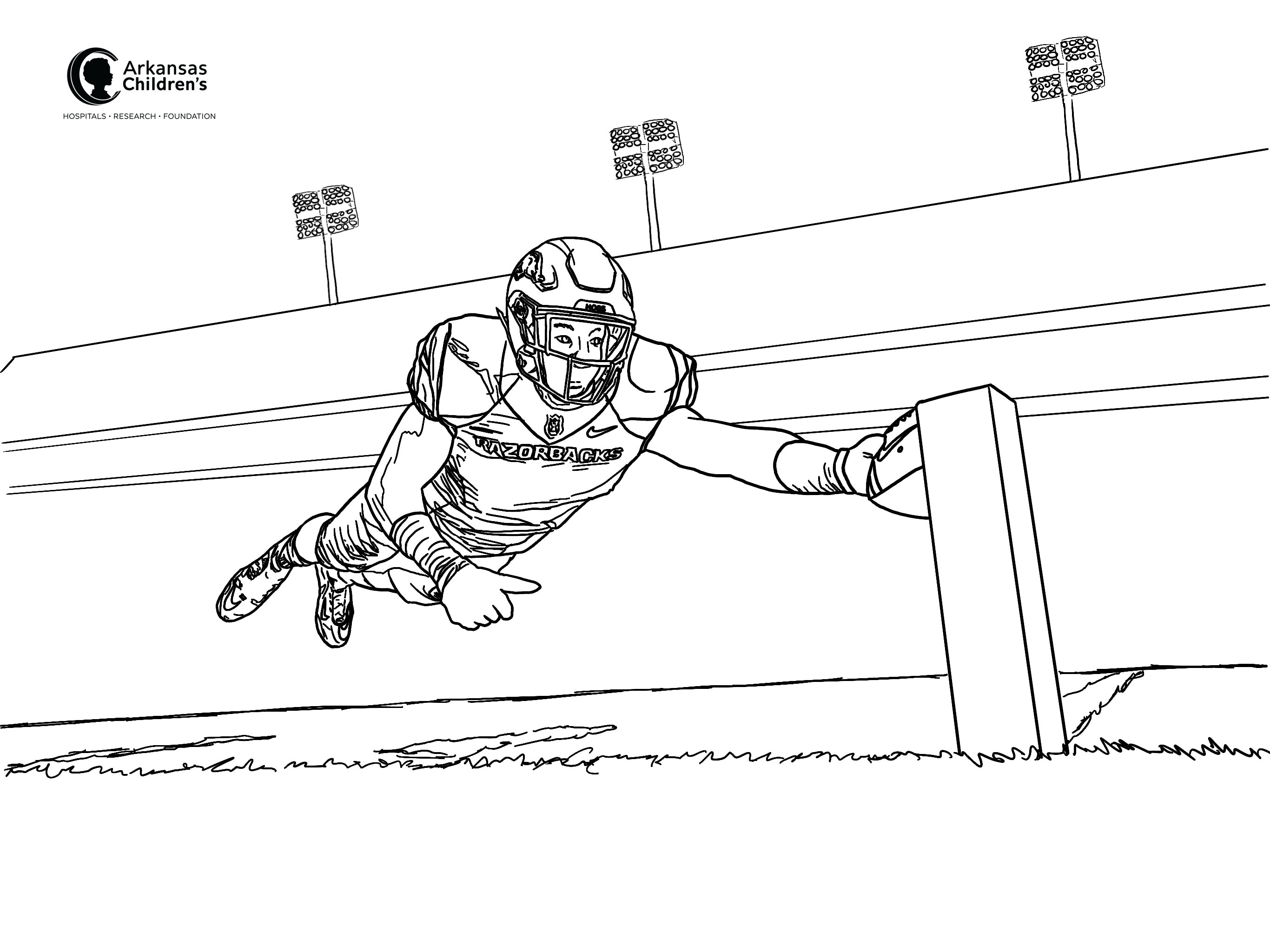 Arkansas razorbacks ð on x lets get the weekend started with some hog creativity enjoy some coloring pages httpstcocxcdbggah x