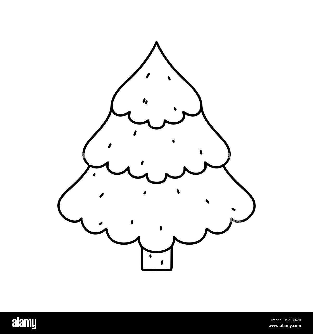 Navidad para colorear imãgen vectorial de stock