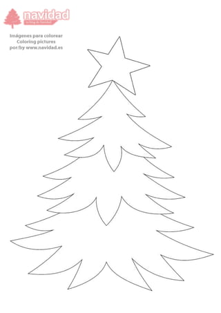 Coloring pictur of christmas imãgen navideãas para colorear pdf