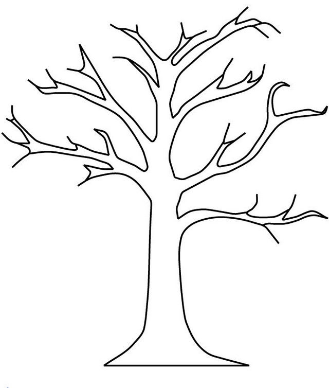 Bare tree coloring pages for all ages fall leaves coloring pages leaf coloring page tree coloring page