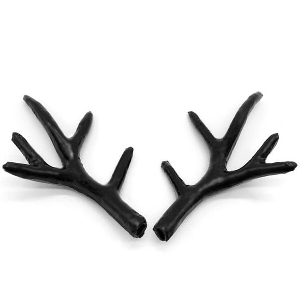 Todo de cuernos negros diadema de ramas de ãrbol cuerno de ciervo fiesta de cosplay decoraciãn de regalo diy accesorios de fotografãa fotogrãfi de navidad