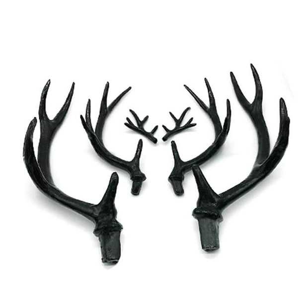 Todo de cuernos negros diadema de ramas de ãrbol cuerno de ciervo fiesta de cosplay decoraciãn de regalo diy accesorios de fotografãa fotogrãfi de navidad