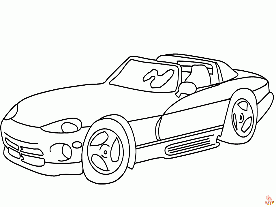 Free printable auto coloring pages for kids