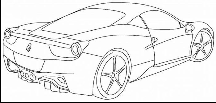 Printable cars coloring pages pdf for kids