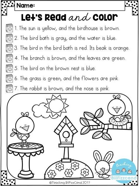 Reading prehension worksheets