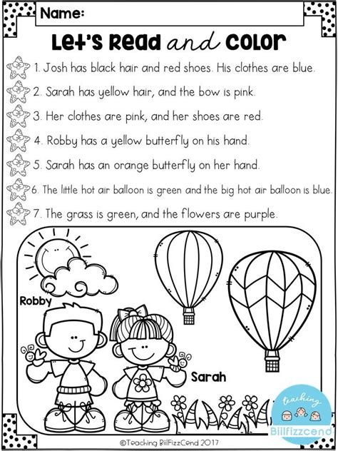 Reading prehension worksheets