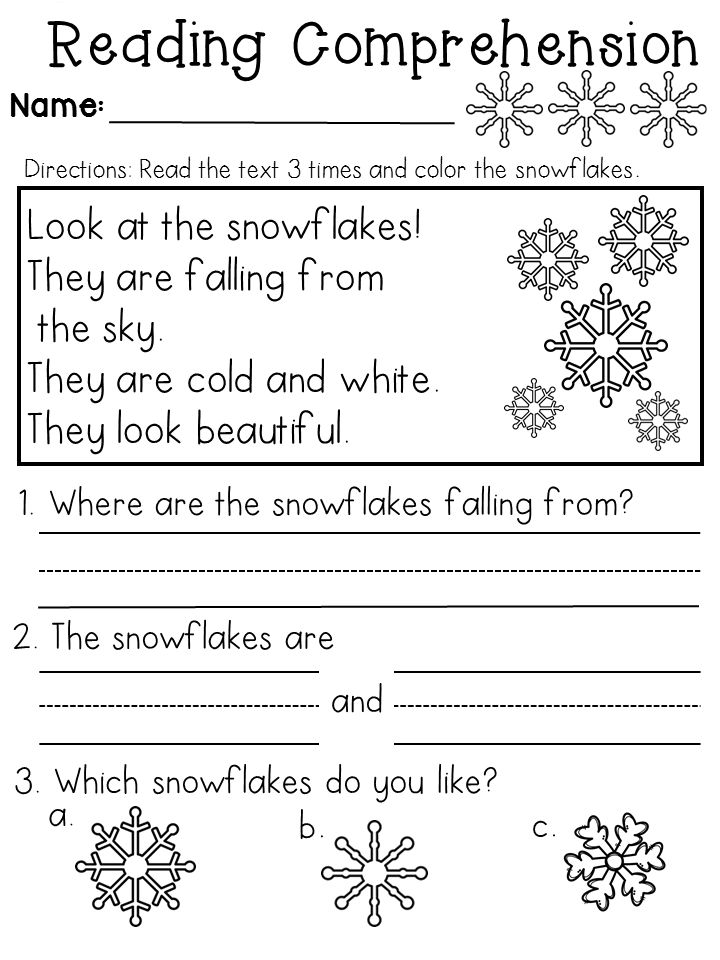 St grade reading worksheets