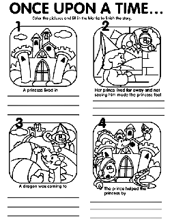 Read and write free coloring pages