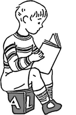 Boy reading
