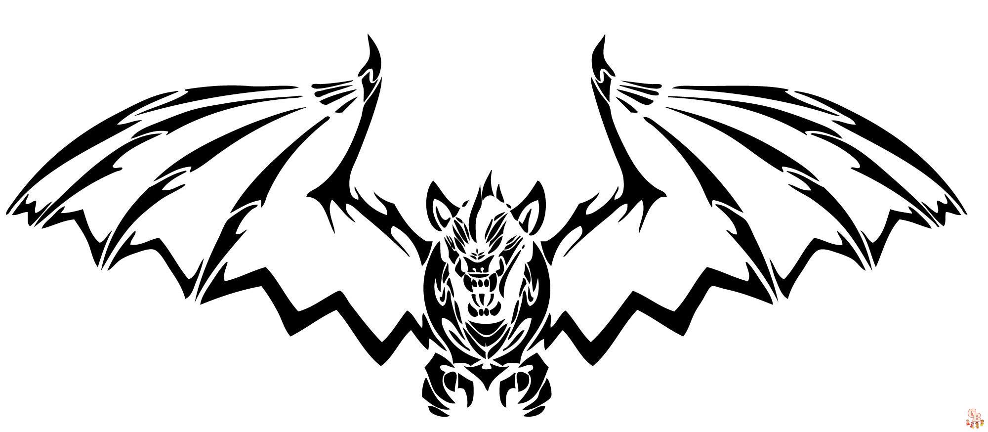 Fun and free bat coloring pages for kids