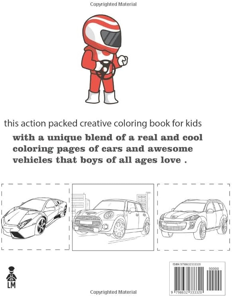 Real cars loring book pages real ol cars vehicles loring pages for boys all ages kids adult publishing dana books