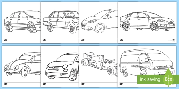 Car cut out template