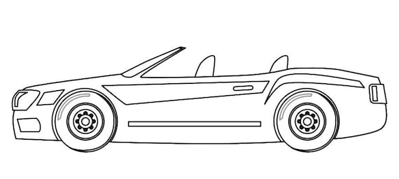 Cars coloring pages instant download