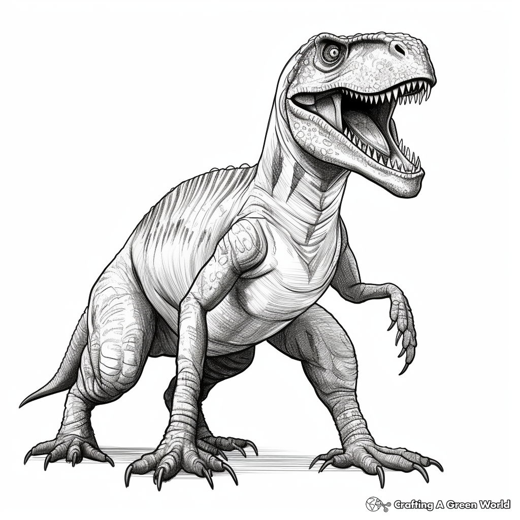 Carnivore dinosaur coloring pages