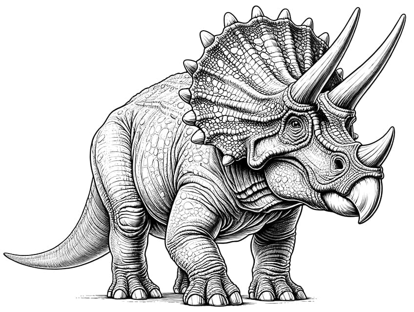 Dinosaur coloring pages