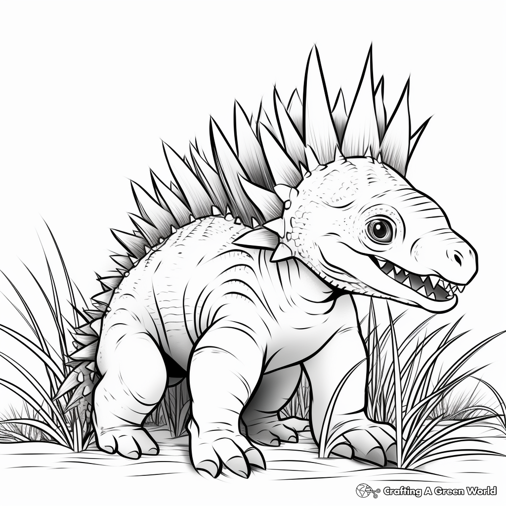 Kentrosaurus coloring pages