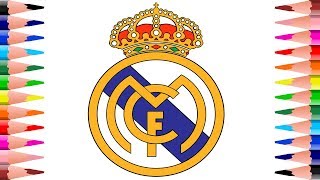 Coloring real madrid cf logo