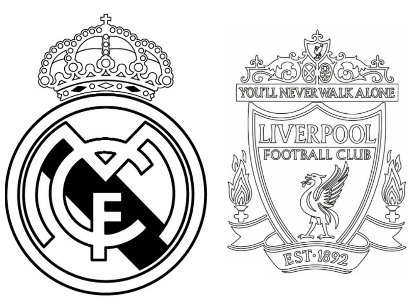 Coloring page uefa champions league quarter