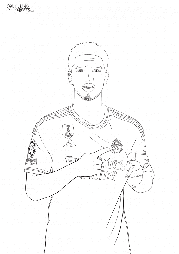 Manchester city badge printable colouring page