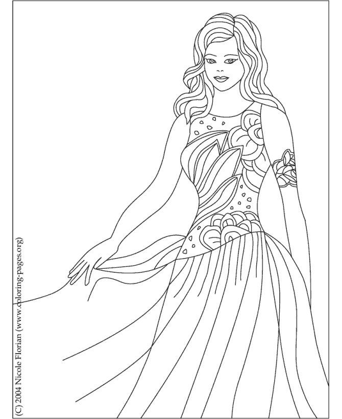 Princess pictures to color