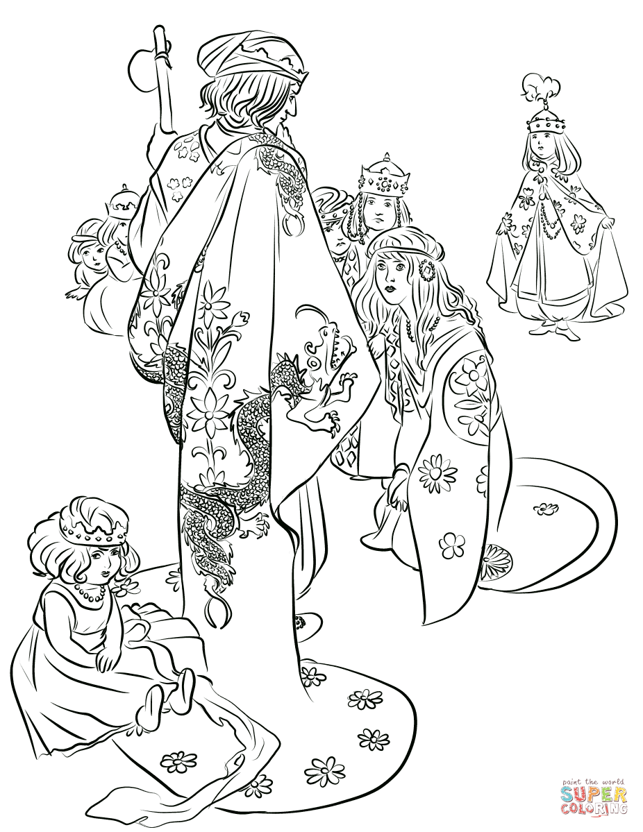 Prince is looking for real princess coloring page free printable coloring pages
