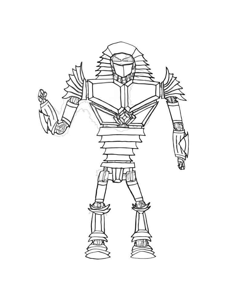 Real steel coloring pages
