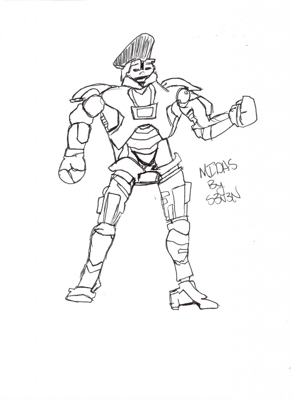 Midas real steel inked by svn
