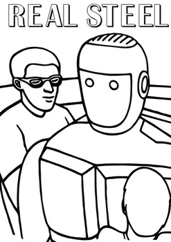 Robot atom coloring pages ð to print and color