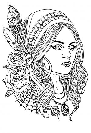 Free printable realistic coloring pages for adults and kids