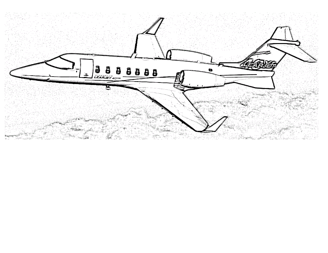 Free printable airplane coloring pages for kids