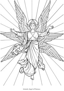 Free printable angel coloring pages for adults