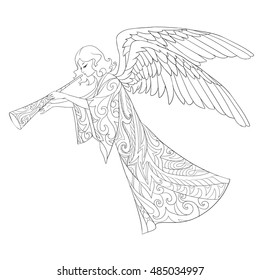 Angels coloring pages images stock photos d objects vectors