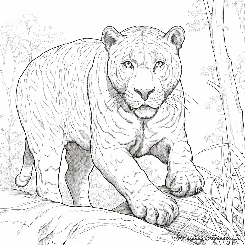 Animal realistic coloring pages