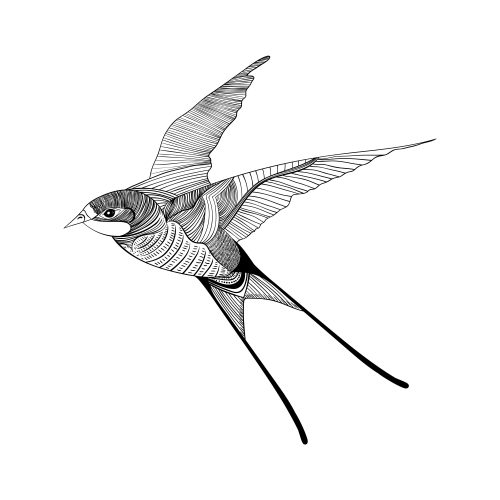Advanced animal coloring page