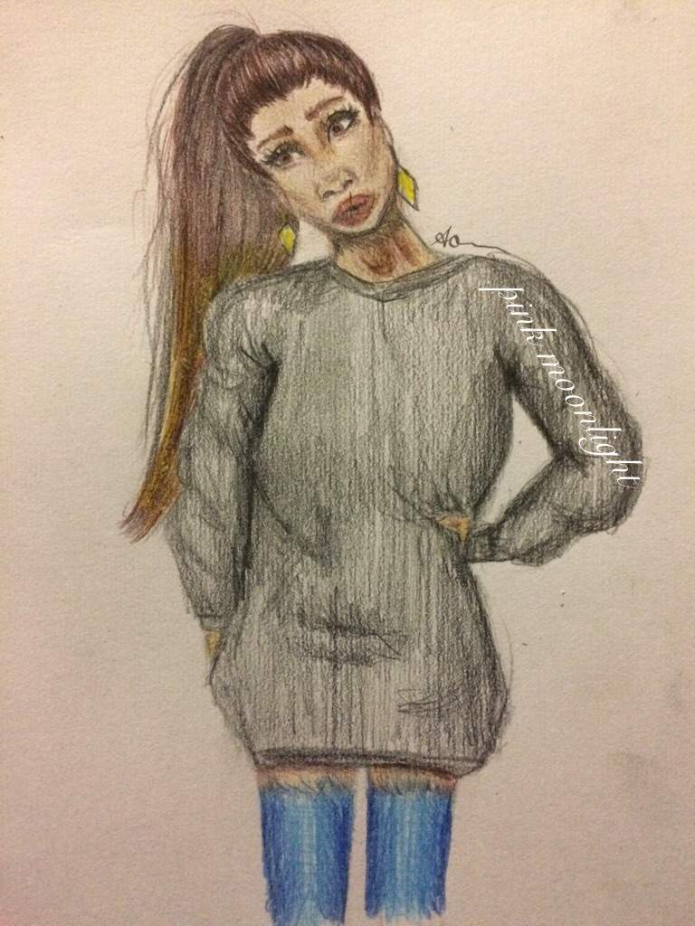 Ari colour drawing ariana grande amino