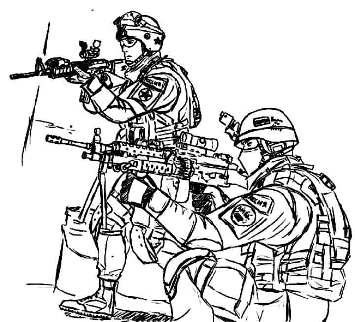 Printable realistic army coloring pages army drawing