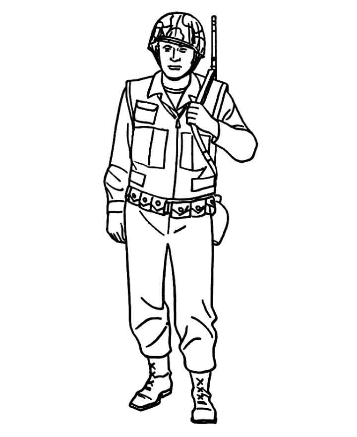 Printable realistic army coloring pages army drawing