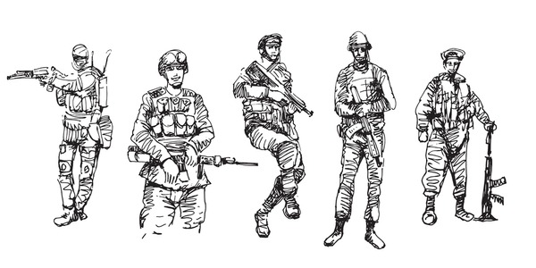 Army soldier drawing images stock photos d objects vectors
