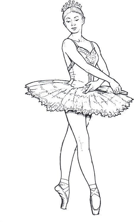 Ballerina coloring pages