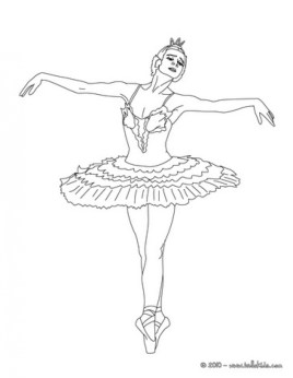 Free printable ballerina coloring pages