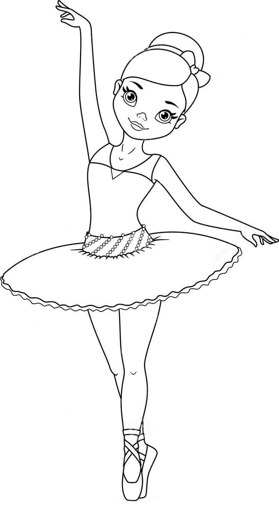 Ballerina coloring pages printable for free download