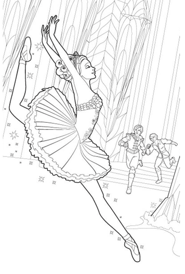 Ballerina coloring pages