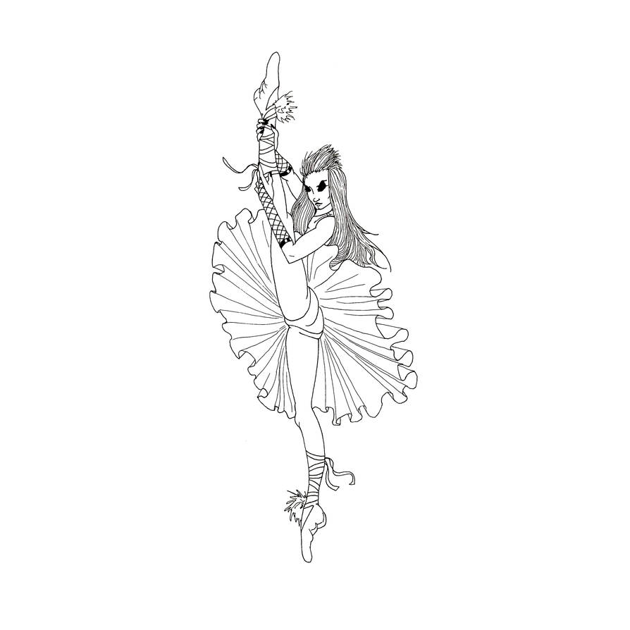 Gothic ballerina by sketchytony on