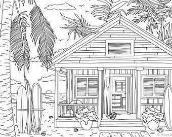 Country car printable adult coloring page from favoreads