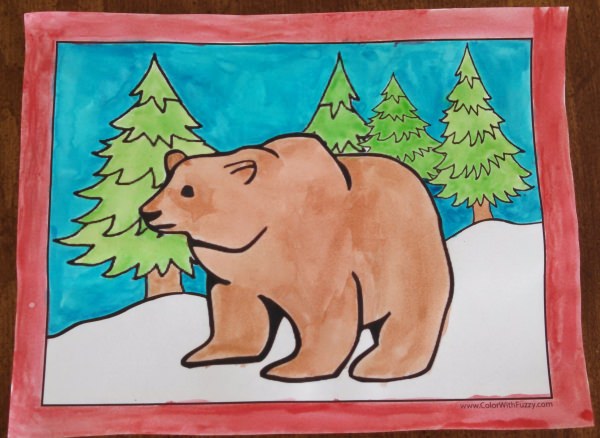 Bear coloring pages grizzlies koalas pandas polar and teddy bears